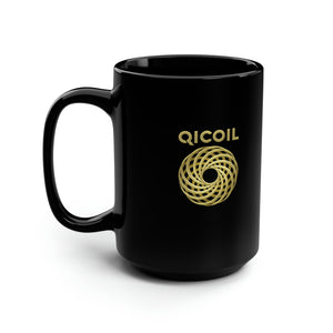 Qi Life Ceramic Black Mug, 15oz - Qi Life Store