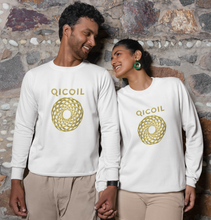 Load image into Gallery viewer, Qi Life EcoSmart® Crewneck Sweatshirt - White - Qi Life Store
