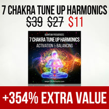 Cargar imagen en el visor de la galería, 7 Chakra Tune Up - Activation And Balancing +354% Extra Value One Time Offer