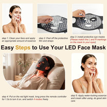 Bild in Galerie-Viewer laden, Qi Radiance DermaGlow — Red + NIR Silicone Face Mask