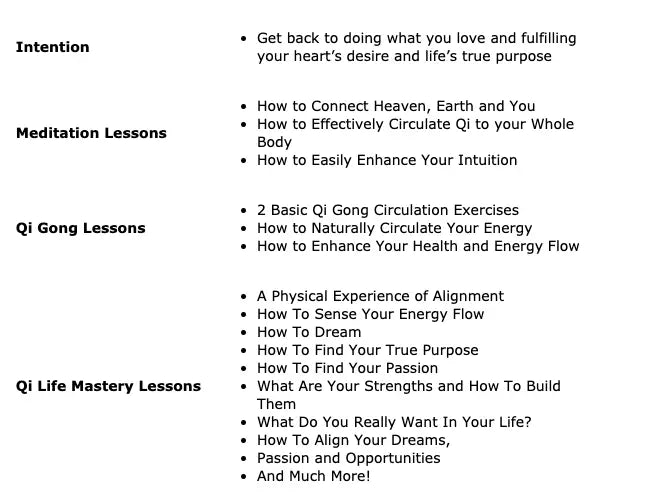 David Wong’s Transformation Course