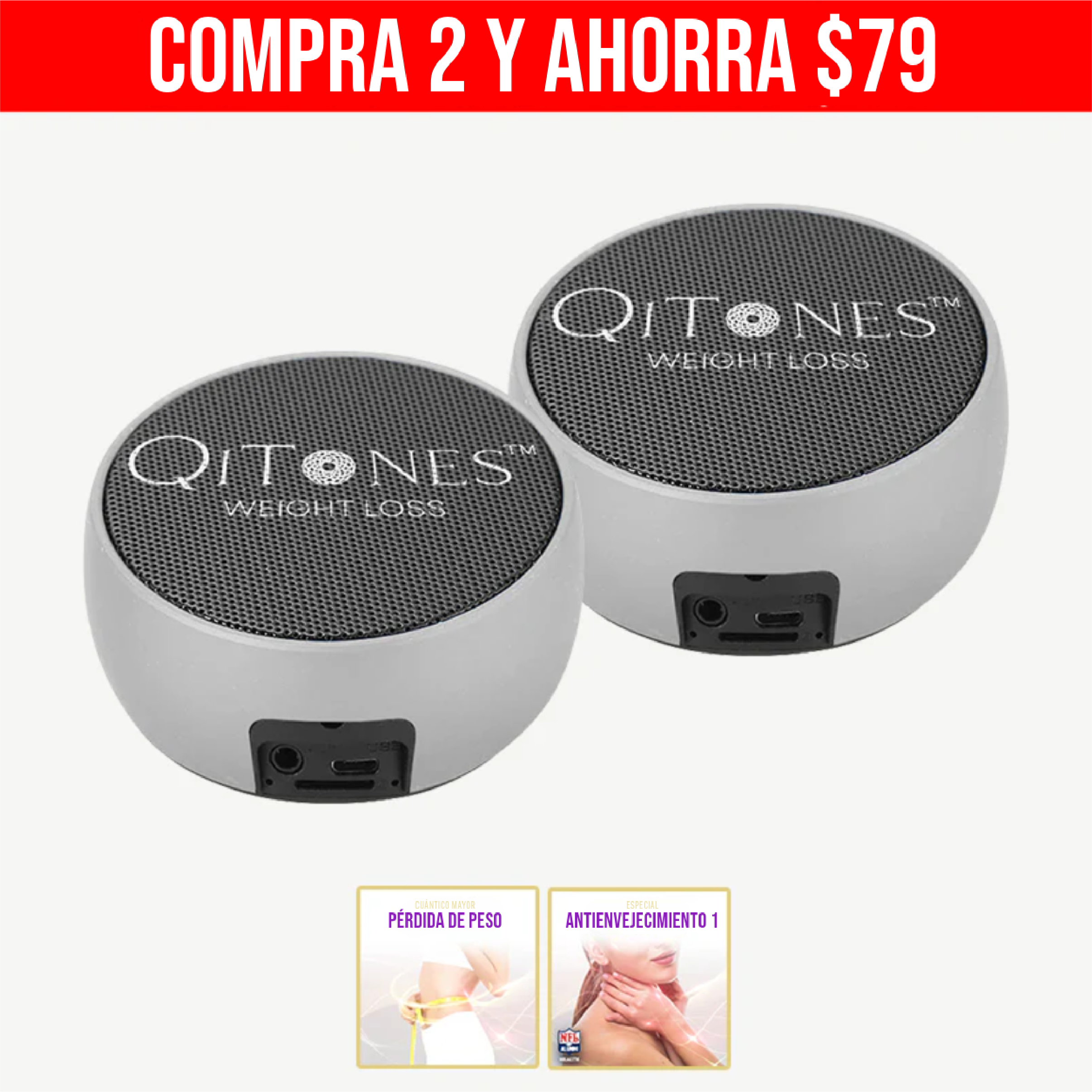 Sistema de Terapia Qi Tones™: Belleza y Pérdida de Peso