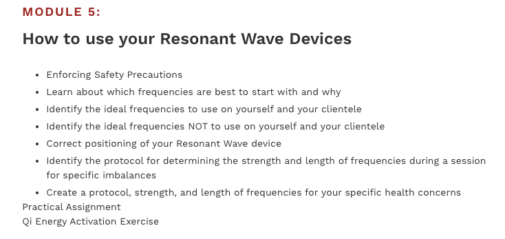 Qi Life Practitioner Course