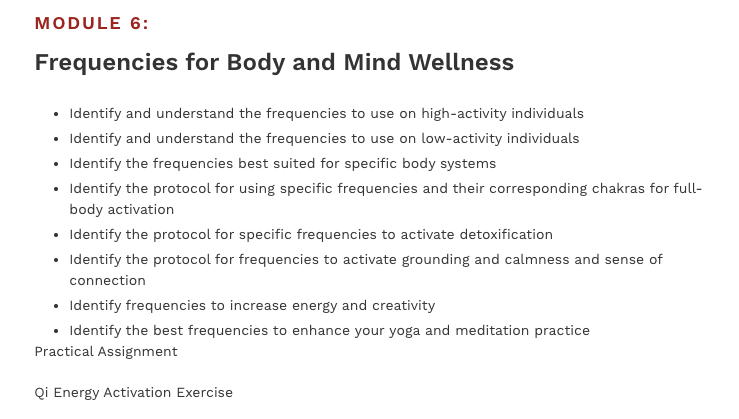 Qi Life Practitioner Course