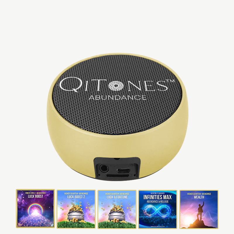 Attract Wealth and Wellbeing with Qi Tones Abundance Music Therapy.