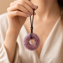 Load image into Gallery viewer, Amethyst Qi Life Pendant [Pre-Order] · Calm · Mental Clarity