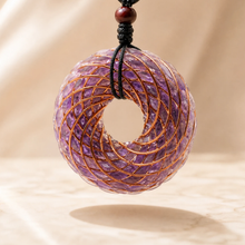 Load image into Gallery viewer, Amethyst Qi Life Pendant [Pre-Order] · Calm · Mental Clarity