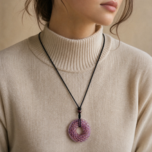 Load image into Gallery viewer, Amethyst Qi Life Pendant [Pre-Order] · Calm · Mental Clarity
