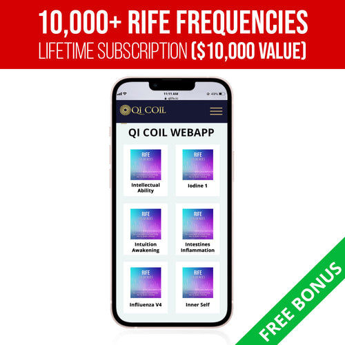 FREE Lifetime Subscription to 10,000+ Rife Frequencies