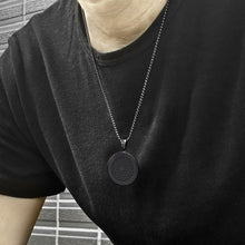 Cargar imagen en el visor de la galería, EMF 5G Protection Quantum Scalar 24K  Circle Pendant Necklace. - Qi Life Store 