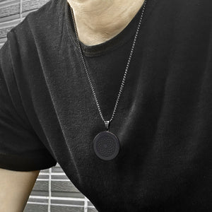 EMF 5G Protection Quantum Scalar 24K  Circle Pendant Necklace. - Qi Life Store 