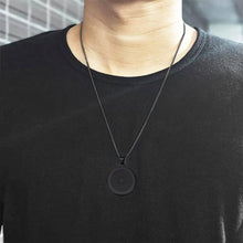 Cargar imagen en el visor de la galería, EMF 5G Protection Quantum Scalar 24K  Circle Pendant Necklace. - Qi Life Store 
