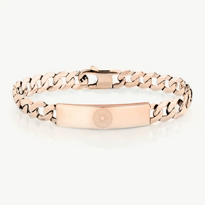 EMF 5G Protection Quantum Scalar Curb ID Bracelet - Gold - Qi Life Store 