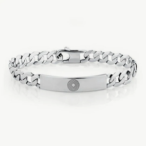 EMF 5G Protection Quantum Scalar Curb ID Bracelet - Gold. - Qi Life Store 