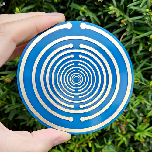 EMF Shield Disk: 5G Scalar Blocker Protection Lakhovsky Disk For Better Sleep, Reduces Stress & Anxiety. - Qi Life Store 