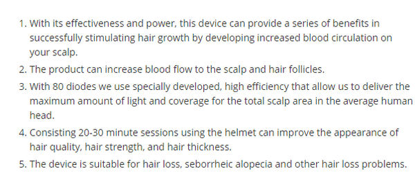 QI LITE Professional Hair Growth & Stop Hair Loss System.
