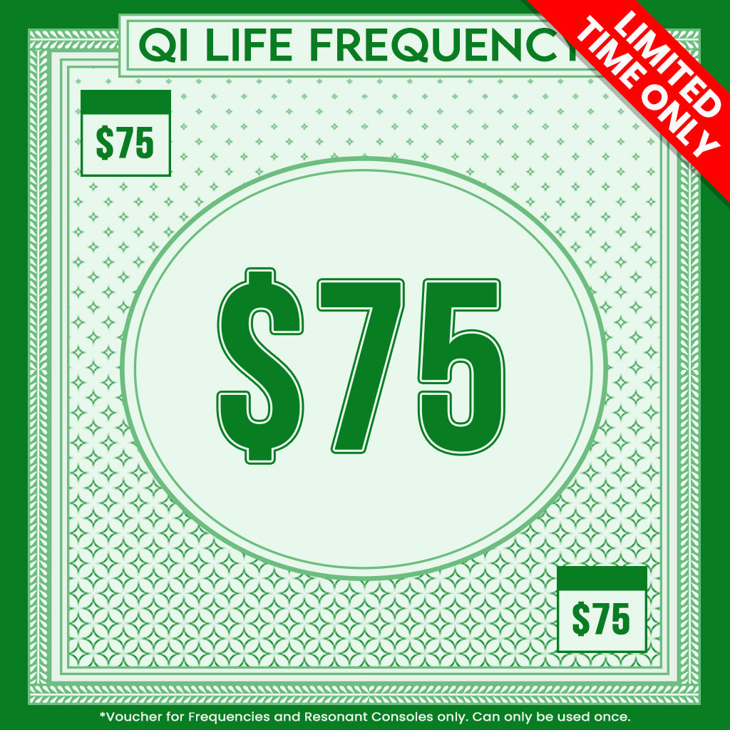 Free $75 Frequency Voucher - Limited Time Only - Qi Life Store 