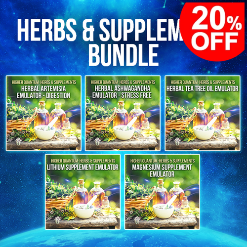 Herbs And Supplements Bundle Higher Quantum Frequencies