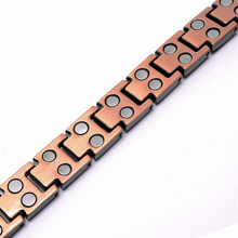 Chargez l&#39;image dans la visionneuse de la galerie, Magnetic Therapy Bracelet Men Women for Arthritis &amp; Carpal Tunnel Pain Relief Pure Copper - Buy 2 + Get 1 Free!! - Qi Life Store 