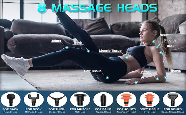 Massage Gun Pro For Muscle Pain Relief Body Neck Massage Relaxation.