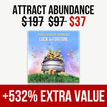 Load image into Gallery viewer, Potent Abundance Attraction Frequency +532% Extra Value - Qi Life Store 
