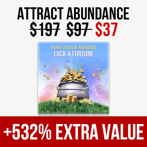 Potent Abundance Attraction Frequency +532% Extra Value - Qi Life Store 
