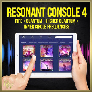 Qi Coil™ Aura Quartz Scalar System with Resonant Console 4