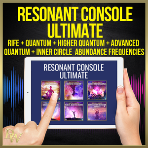 Qi Coil™ Aura Quartz Scalar 360 (8) System With Resonant Console Ultimate Mantra Coil