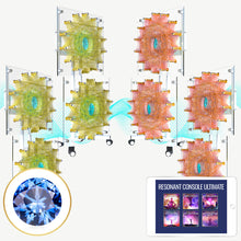 Chargez l&#39;image dans la visionneuse de la galerie, Qi Coil™ Aura Quartz Scalar 360 (8) System With Resonant Console Ultimate Sapphire Mantra Coil