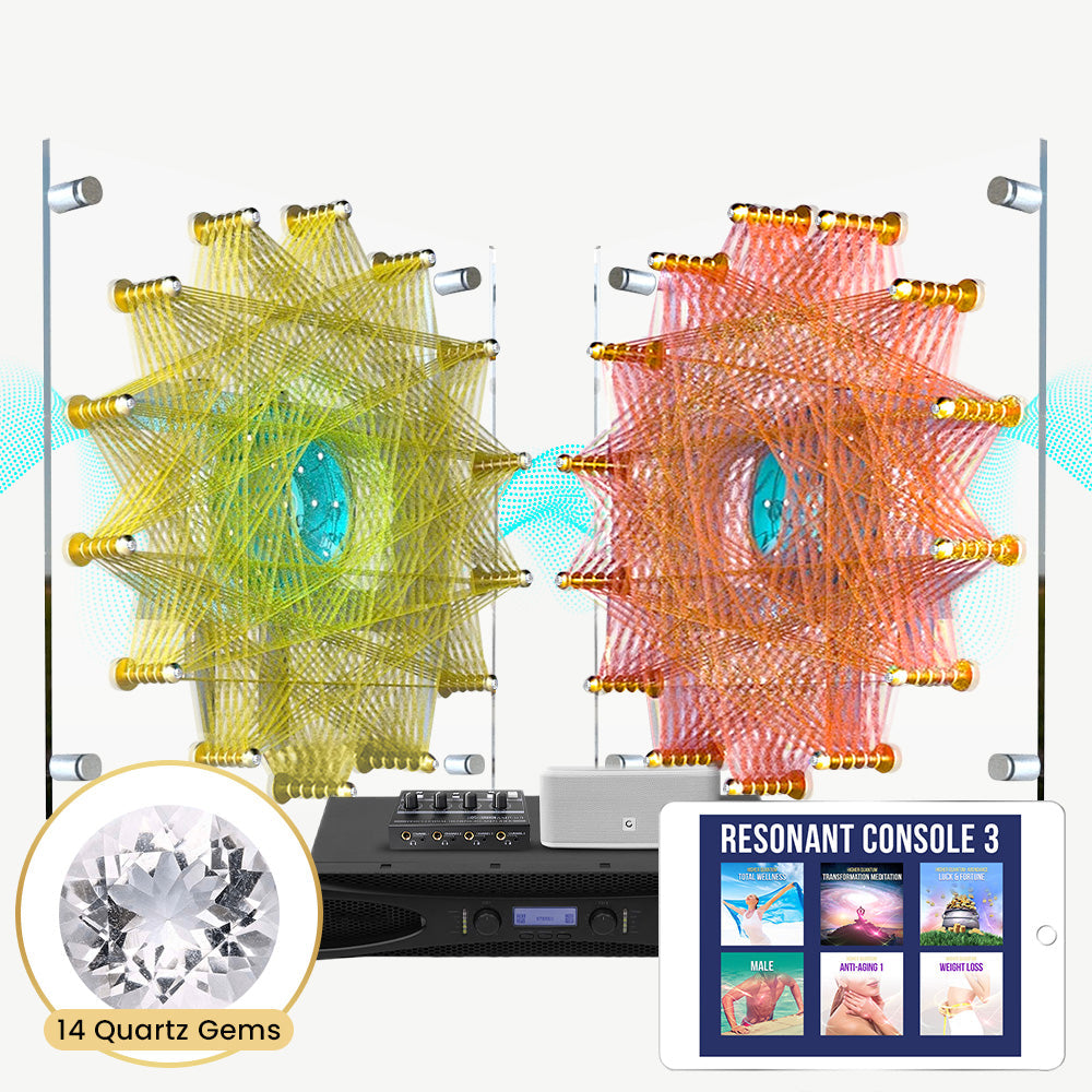 Qi Coil™ Aura Scalar 180 System with Resonant Console 3 - Qi Life Store 