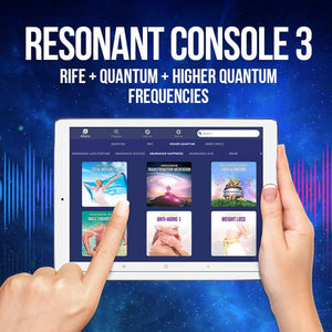 Qi Coil™ Aura Yin-Yang Quartz System with Resonant Console 3
