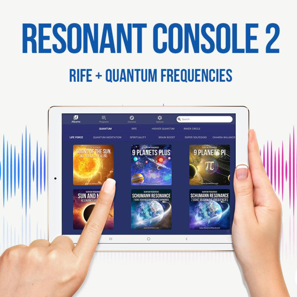 Qi Coil™ Max Rife Scalar System with Resonant Console 2 - Qi Life Store 