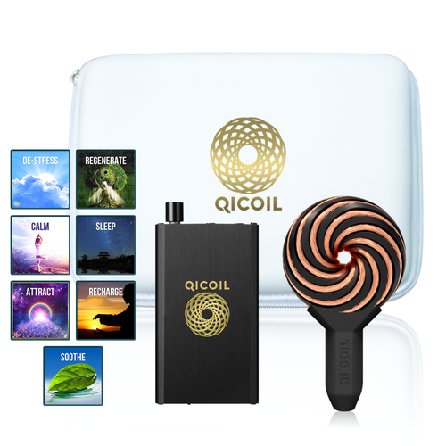 Qi Coil Mini Legacy Single: Mobile Rife & Pemf Therapy System