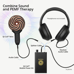 Qi Coil Mini Rife Machine Frequency System. System