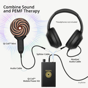 Qi Coil™ Mini Twin System: Mobile Rife & PEMF Therapy - Qi Life Store 