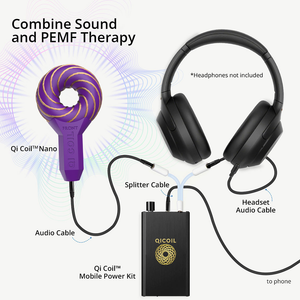 Qi Coil™ Nano Starter System - Mobile Rife & PEMF Therapy - Qi Life Store 