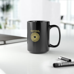 Qi Life Ceramic Black Mug, 15oz - Qi Life Store 