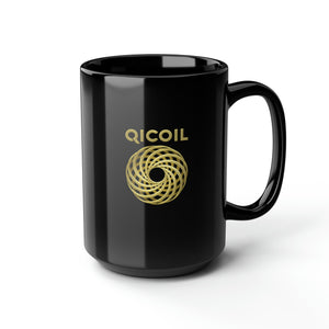 Qi Life Ceramic Black Mug, 15oz - Qi Life Store 