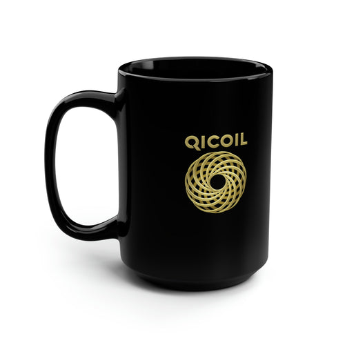 Qi Life Ceramic Black Mug, 15oz - Qi Life Store 