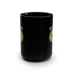 Qi Life Ceramic Black Mug, 15oz - Qi Life Store 