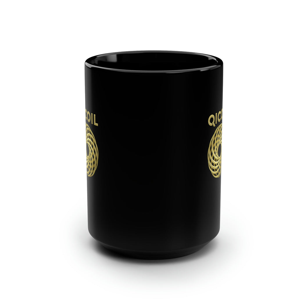 Qi Life Ceramic Black Mug, 15oz - Qi Life Store 