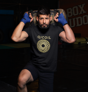 Qi Life Short Sleeve T-Shirt Black - Qi Life Store 