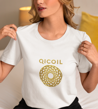 將圖像加載到圖庫查看器中，Qi Life Short-Sleeve T-Shirt White - Qi Life Store 