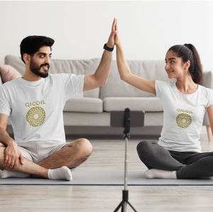 Qi Life Short-Sleeve T-Shirt White - Qi Life Store 