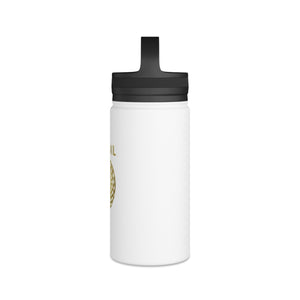 Qi Life Stainless Steel Water Bottle, Handle Lid - Qi Life Store 