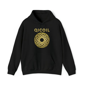 Qi Life Unisex Heavy Blend Hooded Sweatshirt - Black - Qi Life Store 