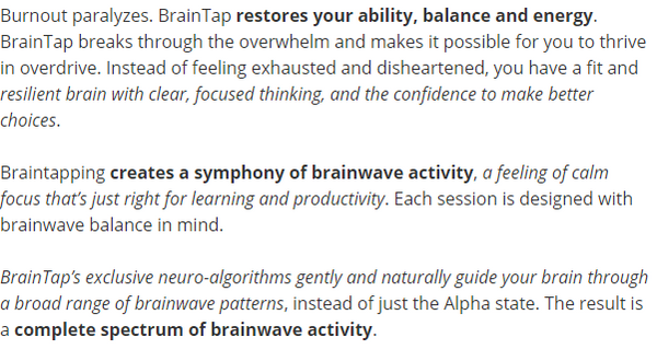 BrainTap Headset - Sleep Focus Meditation Boost Brain Function.
