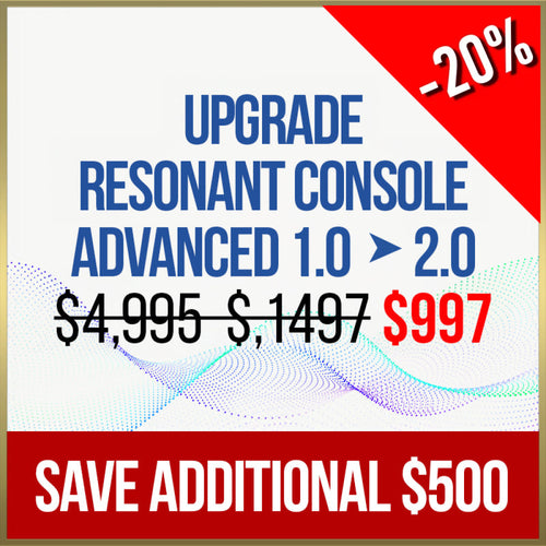 Resonant Console Advanced 2.0 Upgrade (from Resonant Console Advanced 1.0) Resonant Console