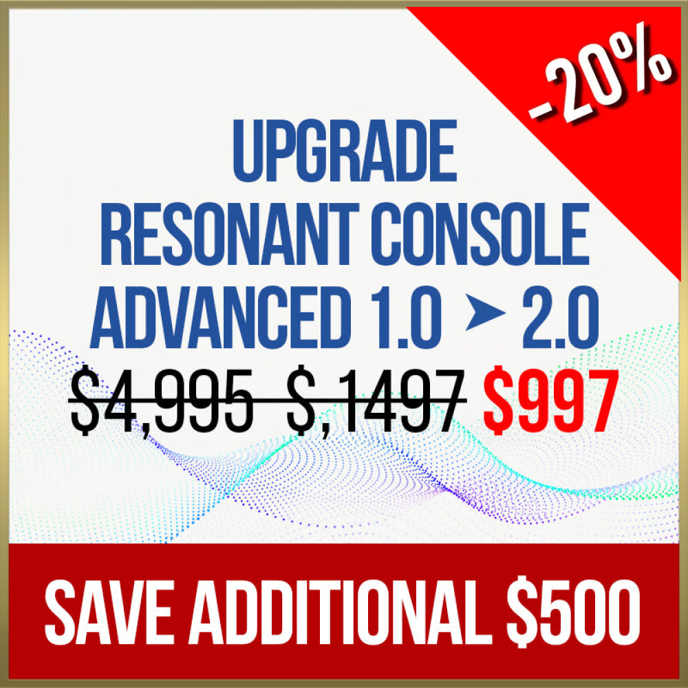 Resonant Console Advanced 2.0 Upgrade (from Resonant Console Advanced 1.0) Resonant Console
