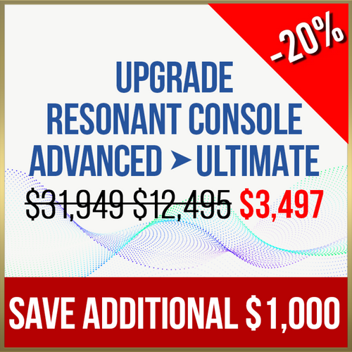 Resonant Console Ultimate Upgrade (from Resonant Console Advanced) - Qi Life Store 